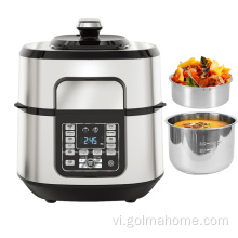 Nồi áp suất điện có giỏ chiên 6.5qt Nồi không khí